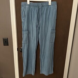 Women’s Blue Cargo Pants